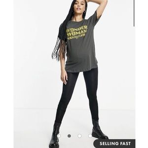 2 x ASOS Maternity Over The Bump Premium Super-soft Leggings in Cotton Modal.